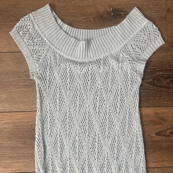 Light Blue Sweater Top - Picture 3 of 5